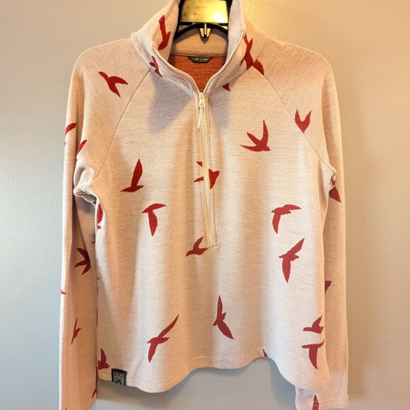 Oiselle Jacquard Wool Pullover Women's Small - Picture 2 of 4